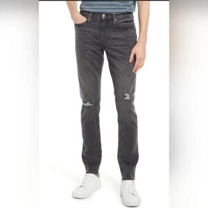FRAME Men's 30X30 l'homme‎ skinny distressed Jeans Verne wash